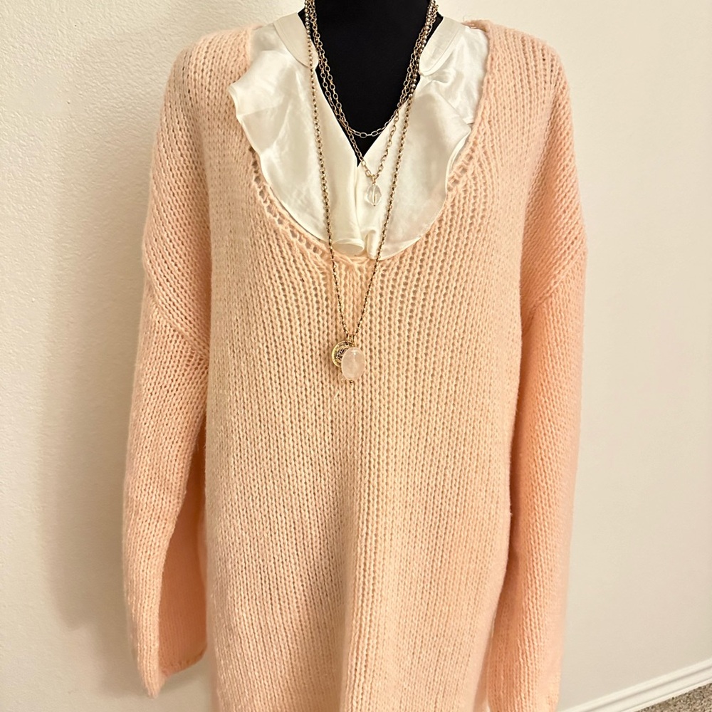 Oversized long sweater